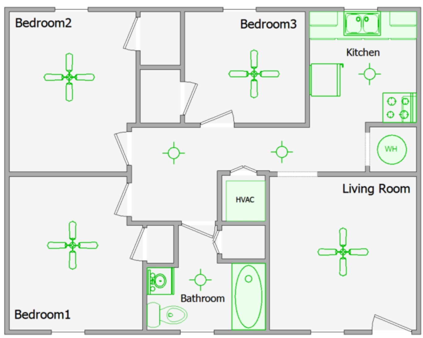 3 Bedroom Floor Plan