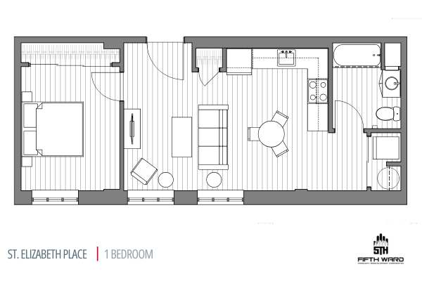 1 Bedroom Apartment