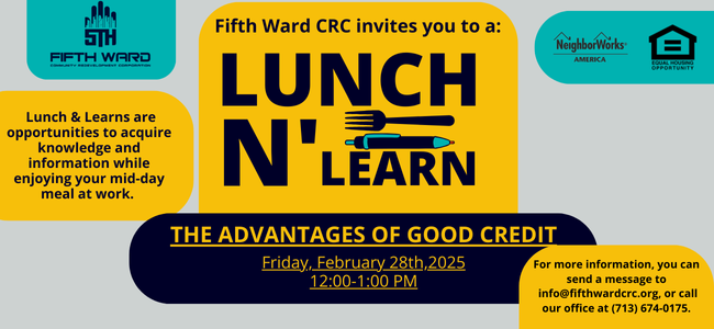 Monthly Lunch N' Learn